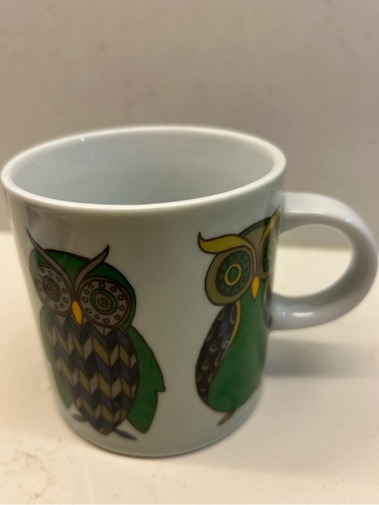 Danica Studi Other - Owl Ceramic Mug - Graphic Design from - Danica Studios. Image all around mug.